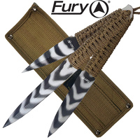 Fury Camouflage Throwing Knife Set - 3 In 1 #75583