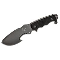 Fox Aves Helicopter Crew Survival Drop Point Fixed Blade Knife - 5.83 Inch Black #fox-fx-aves12