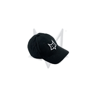 Fox Unisex Adjustable Cap - Black/silver #fx-cap01b