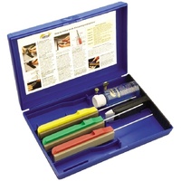 Gatco 10003 3-stone Knife Sharpening System With Coarse Medium & Fine Hones