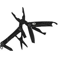 Gerber 4.25 Inch Portable Dime Keychain 10 Functions Multi-Tool - Black #30-000469
