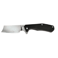 Gerber 7.5 Inch Asada Onyx Cleaver Blade Folding Knife - Aluminum Handle #gr2235