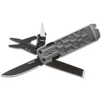 Gerber Lockdown Pry 10 In 1 Multi Function Folding Knife - Tactical Gray #Gr8511