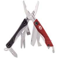 Gerber Dime 10 Functions Multi-tool Plier Keychain - Red #31-001040