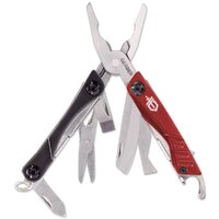 Gerber Dime 10 Functions Multi-Tool Plier Keychain - Red #31-001040