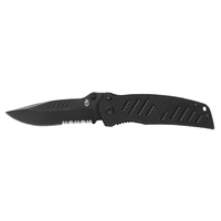 Gerber Swagger Serrated Drop Point Blade Folding Knife - 7 Inch Overall #31-000594