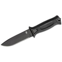 Gerber Strongarm Tactical Fixed Blade Knife - Fine Edge Black Handle #30-001038n