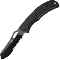 Gerber Ez-Out Dpsf Hunting Knife - S30V Black Blade Softgrip Inserts #22-01648