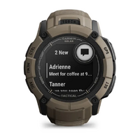 Garmin Instinct 2x Solar Smartwatch - Tactical Edition Coyote Tan #010-02805-12