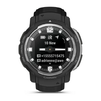 Garmin Instinct Crossover Smart Watch - Standard Black #010-02730-13