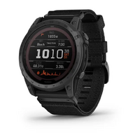 Garmin Tactix 7 Pro Smart Watch - Solar-powered Tactical Gps Watch With Applied Ballistics And Nylon Band #010-02704-22