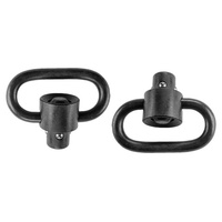 Grovtec 1.25 Inches Recessed Plunger Duty Push Button Swivels - Black #gtsw287