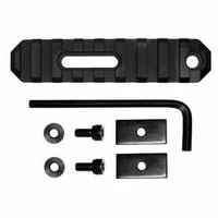 Grovtec Ar Foreend Picatinny Rail Adapter 3.8 Inches 9 Slots - Black #gtsw190