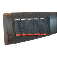 Grovtec Buttstock Cartridge Shell Holder Shotgun Open Style - 5 Loops Ammo #gtac82