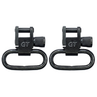 Grovtec Gtsw01 Locking Rifle Sling Swivels With 1 Inch Loop Black Oxide Finish