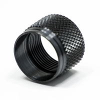Grovtec Gthm247 Muzzle Thread Protector Cap For Ar-10 5/8x24 Tpi Black