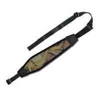Grovetec Gtsl61 Padded Neoprene Rifle Sling With Locking Swivels Wetlands Camo