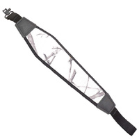 Grovtec Gtsl27 Padded Nylon Rifle Sling With True Timber Snow Camo