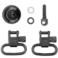 Grovtec Gtsw35 Sling Swivel Set For Remington 12 Gauge Shotguns 1 Inch Loops
