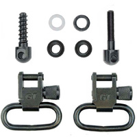 Grovtec Gtsw32 Savage 99 Swivel Set With 1 Inch Loops Black Oxide Finish