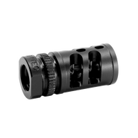 Grovtec Gthm351 9mm Muzzle Compensator 1/2-28 Black Nitride