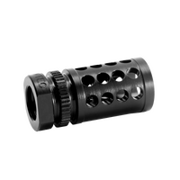Grovtec Gthm353 G-Nite Flash Hider 9mm 1/2-28 Black Nitride
