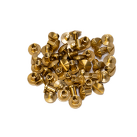 Grovtec Gthm61 Chicago Screws Brass 24-Pack 1/4 In