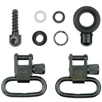 Grovtec Gtsw29 Browning Blr Swivel Set 1 Inch Loops Black Steel