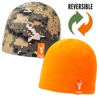 Hunters Element Reversible Pursuit Beanie Camo And Orange