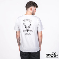 Hunters Element Sambar Cotton Tee Upf50+ - Light Marle #sambar