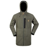 Hunters Element Fleece Sentry Bush Coat Full Zip - Forest Green #sen Fg [size L]