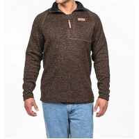 Hunters Element Arcus Top Heavy Polyester Knit With A Brushed Inner - Walnut Brown #he123583