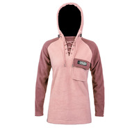 Hunters Element Whakarapu Ls Hood Womens Traditional Laced Neck Adjustment - Mauve/wild Plum #he124207 [18]