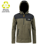 Hunters Element Bush Coat Half Zip Kids Windproof Warm Silent Water Resistant - Forest Green #he125364