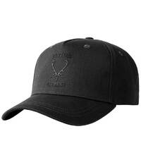 Hunters Element 5 Panel Snapback Otago Cap - Curved Peak Black #9420030055510