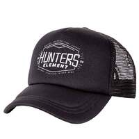 Hunters Element Flash 5 Panel Snapback Trucker Cap - Metal Black #9420030000336