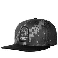 Hunters Element Alp 6 Panel Snapback Lightweight Cap - Black #9420030055534
