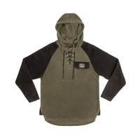 Hunters Element Whakarapu Ls Hood Kids - Forest Green Black #whakarapu Fgb