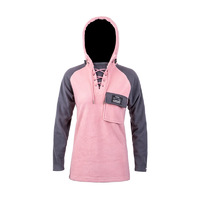 Hunters Element Whakarapu Ls Hood Womens - Rose Black #whakarapu Rb