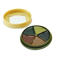 Hme 5 Color Camo Face Paint - Kit With Mirror #hme-cmofp5