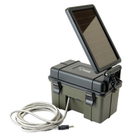 Hunting Made Easy Trail Camera 12v Solar Auxiliary Power Pack Suits Ds4k Gxw - Usa Plug #hme-12vbbslr