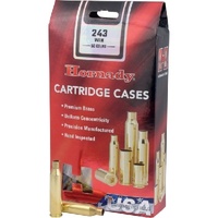 Hornady 243 Win Unprimed Brass Cases 50 Pack 8620