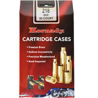 Hornady Reloading Rifle Unprimed Brass Cases 218 Winchester Bee - 50 Per Box #h8601