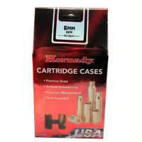 Hornady Reloading Rifle Unprimed Brass Cases 6mm Remington - 50 Per Box #h8622
