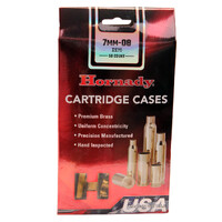 Hornady Reloading Rifle Unprimed Brass Cases 7mm-08 Remington - 50 Per Box #h8646
