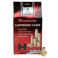 Hornady Reloading Pistol Unprimed Brass Cases .45 Colt - 100 Per Box #h8780