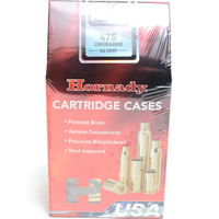 Hornady Reloading Unprimed Brass Cases 475 Linebaugh - 100 Per Box #h8787