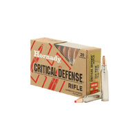Hornady 80260 Critical Defense 223 Rem Ammo 73 Gr Ftx 20 Rounds