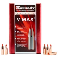 Hornady 23010 V-Max Bullets 30 Cal 110 Gr 100 Pack