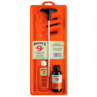 Hoppes Pistol Rifles Cleaning Kits Aluminum Rod Durable Brush Lubricating Oil - .40 Caliber #hppco40b